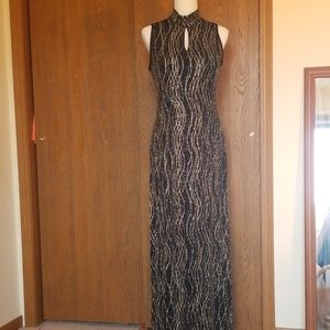 Cold water creek glittering gown. Like new. size 8